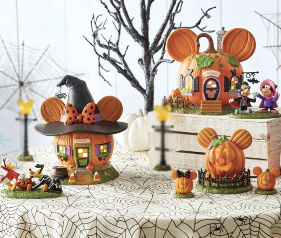 Disney's Mickey Pumpkintown Halloween Village Set