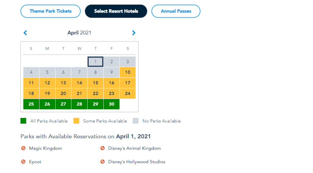 Disney World Park Passes Filling Up Through Easter Weekend - MickeyBlog.com