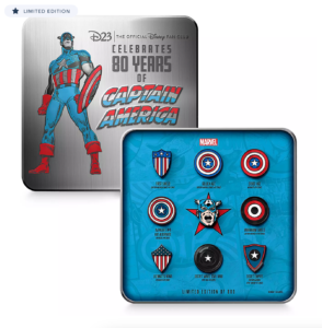 Captain America D23 pins