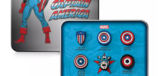 Captain America D23 pins