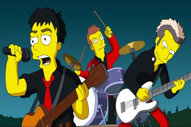 Green Day Simpsons