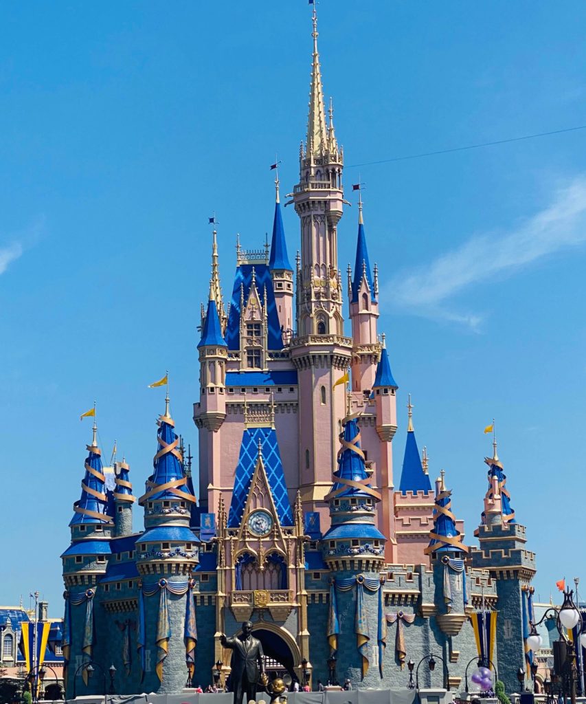 Cinderella Castle Blending Blue Example