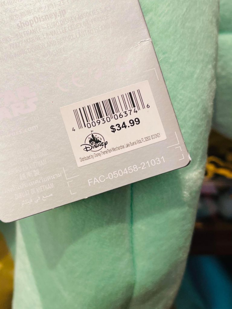 Baby Yoda Hat Price tag