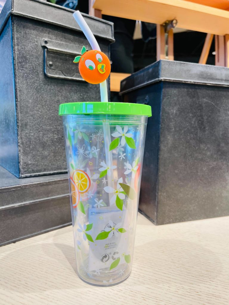 Disney Tumbler with Straw - Orange Bird