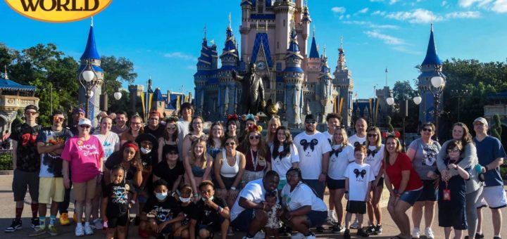 Tudor's Biscuit World staff and families at Walt Disney World
