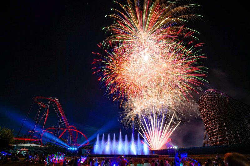 Florida theme park fireworks
