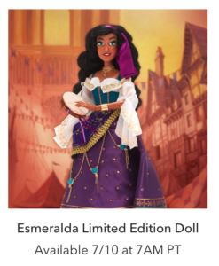 Hunchback Esmeralda Limited Edition Doll