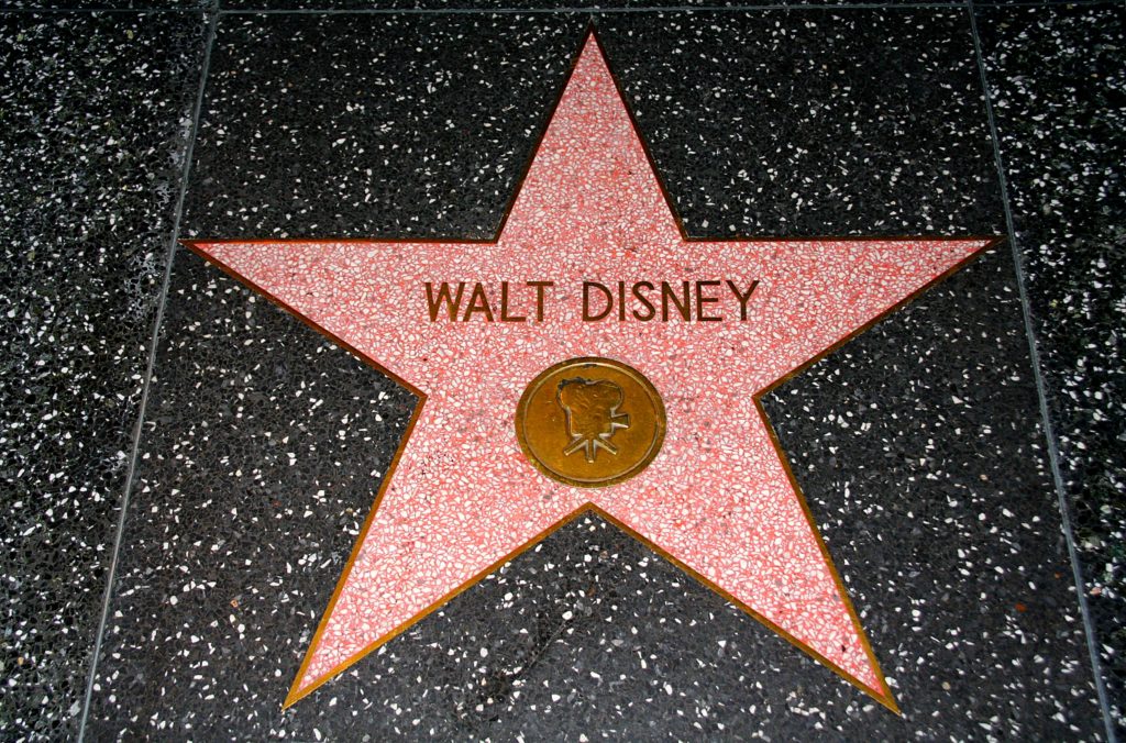 Walt Disney Hollywood Walk of Fame star