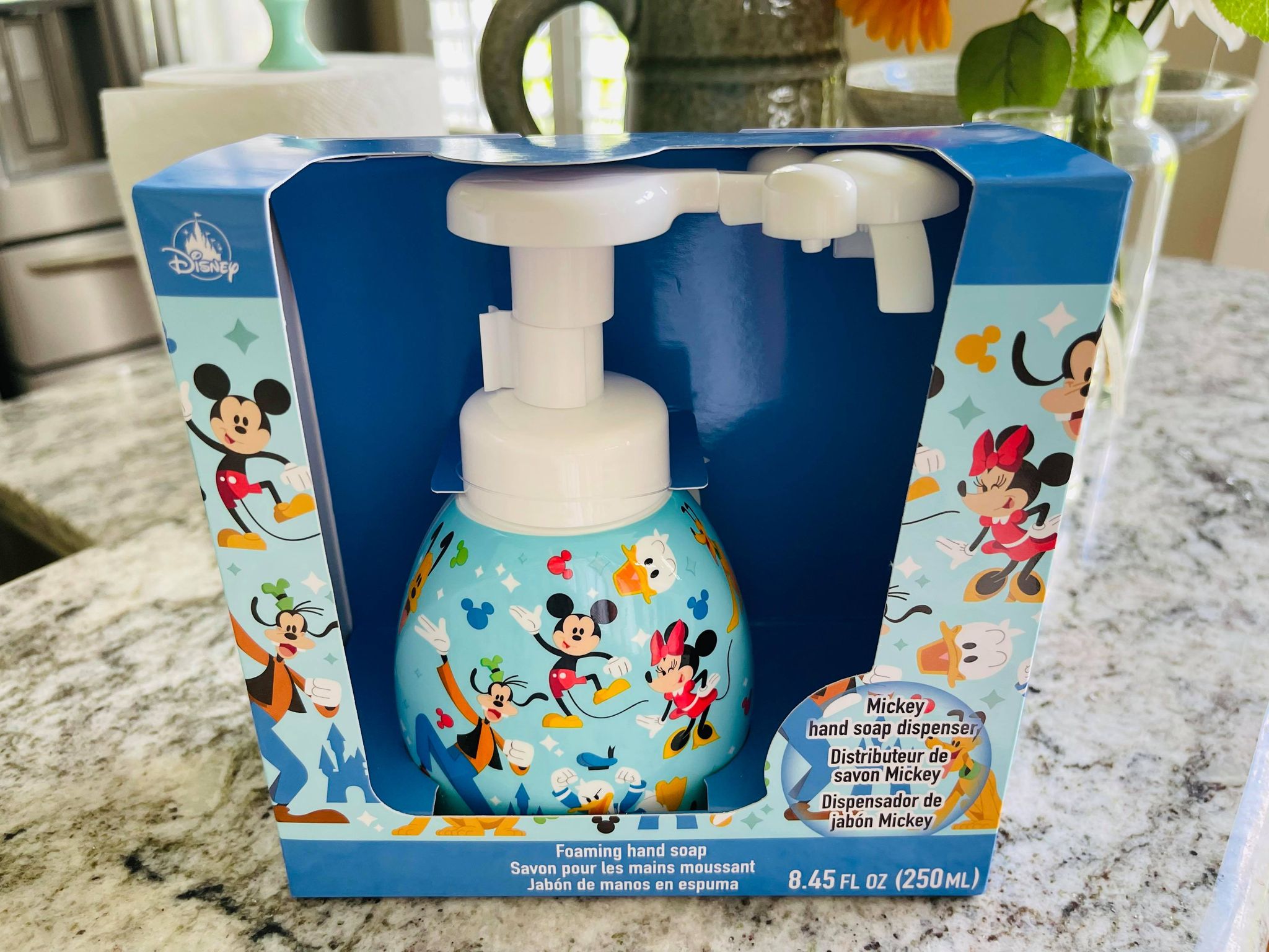 YELLOW Disney Mickey Foaming Hand Soap Dispenser 