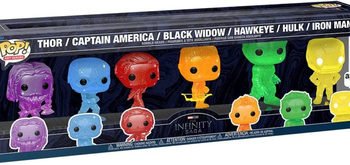 Funko Pop! Marvel The Infinity Saga Art Series Complete Set In Soft  Protectors