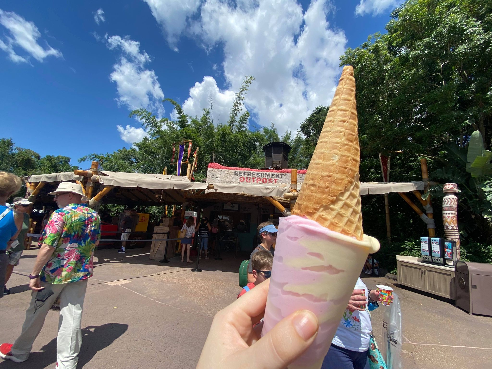 Watermelon Dole Whip Soft Serve NOW Available at EPCOT