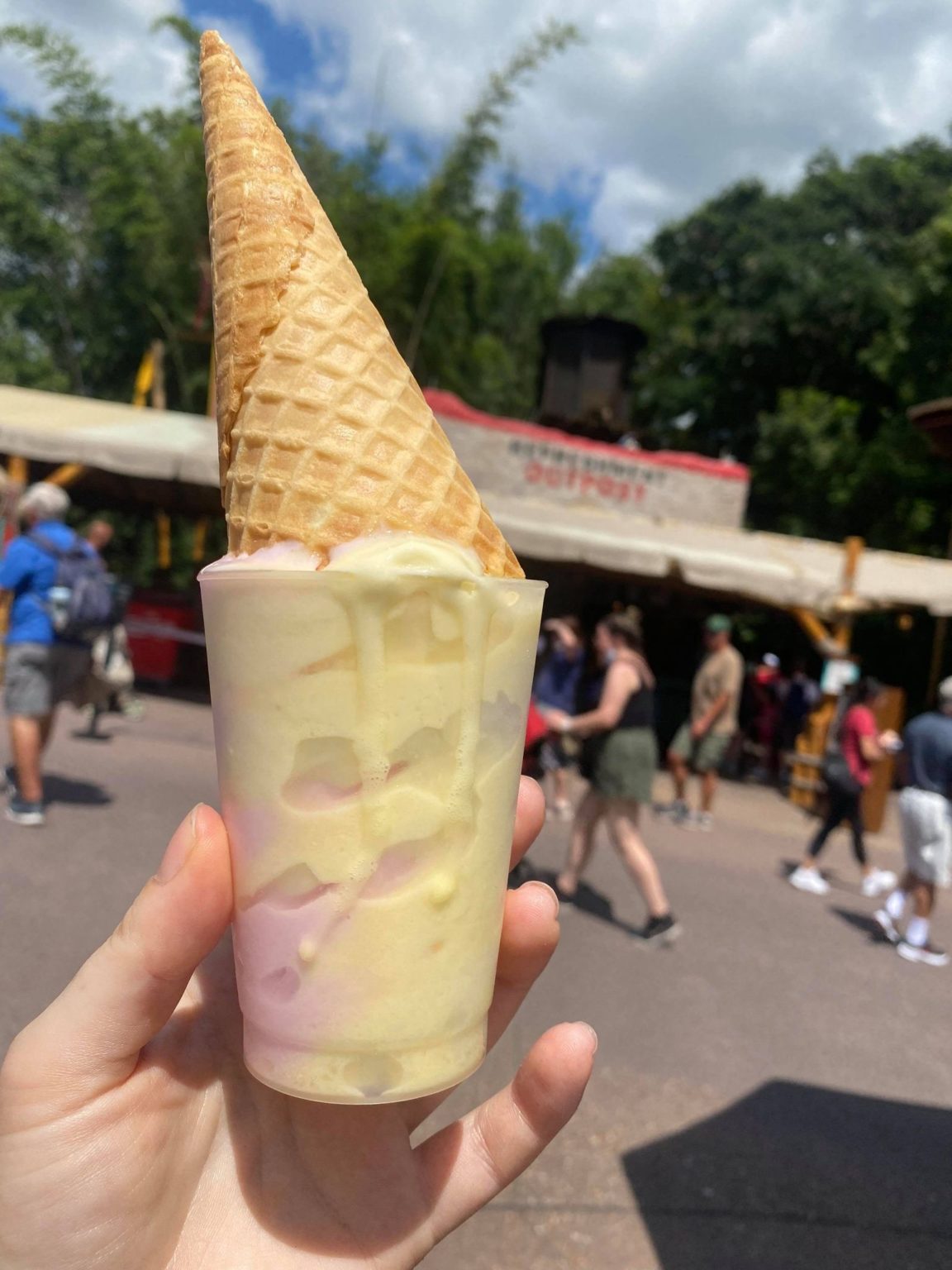 Watermelon Dole Whip Soft Serve NOW Available at EPCOT