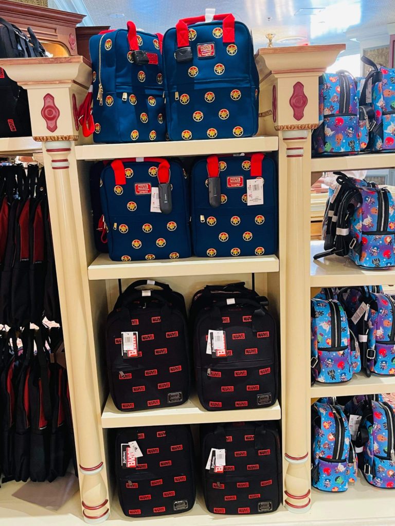 Details about   Disney Captain Marvel REVERSIBLE Backpack TWO BAGS IN ONE NEW 