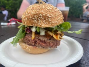 Earth Eats Vegan Food and Wine Booth Impossible Slider