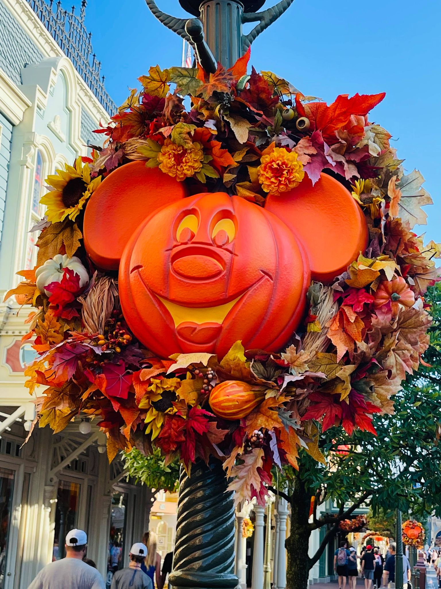 BREAKING NEWS: Lampposts at Magic Kingdom All Dressed Up For Halloween ...