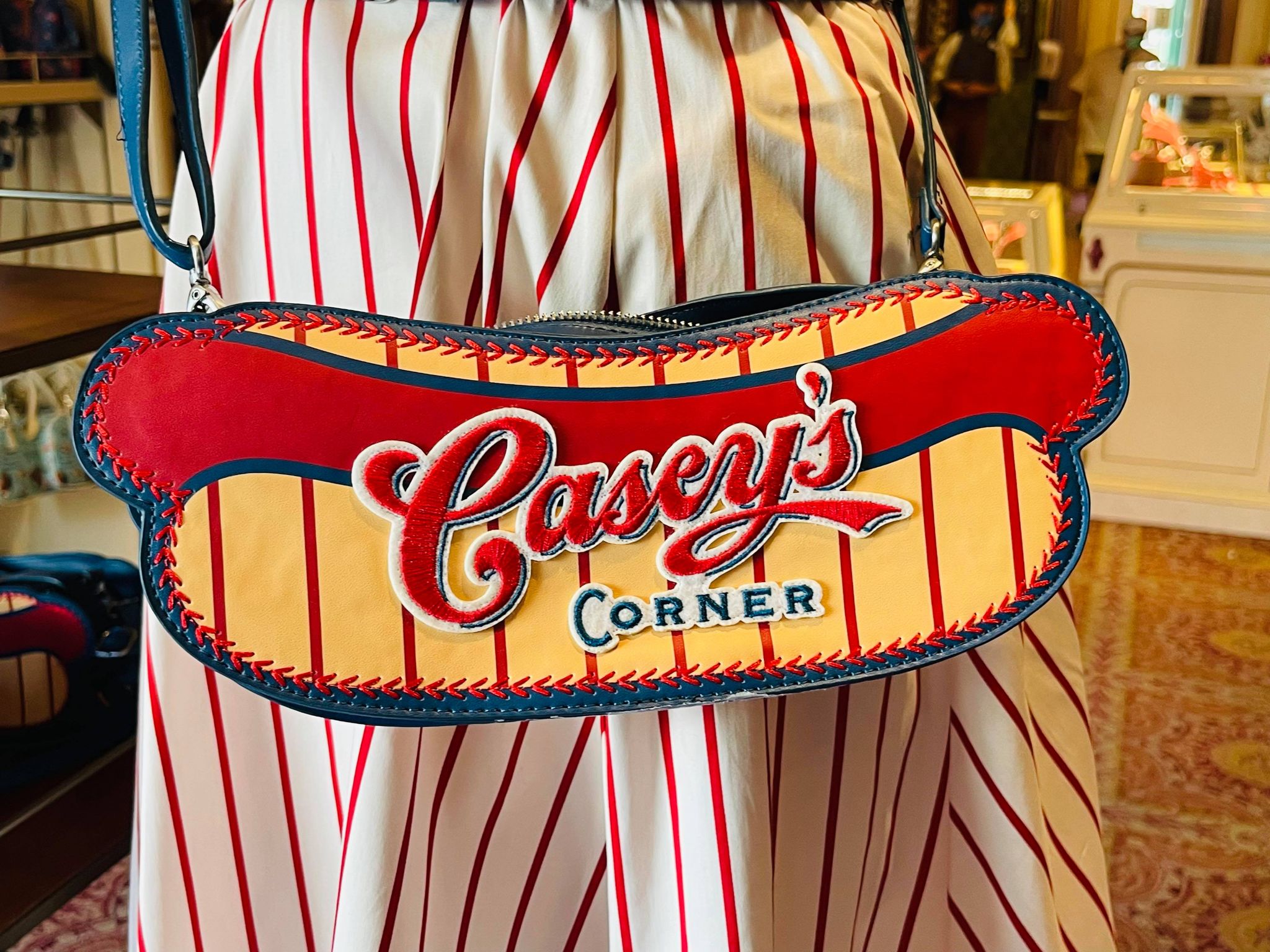 caseys corner hot dog purse 