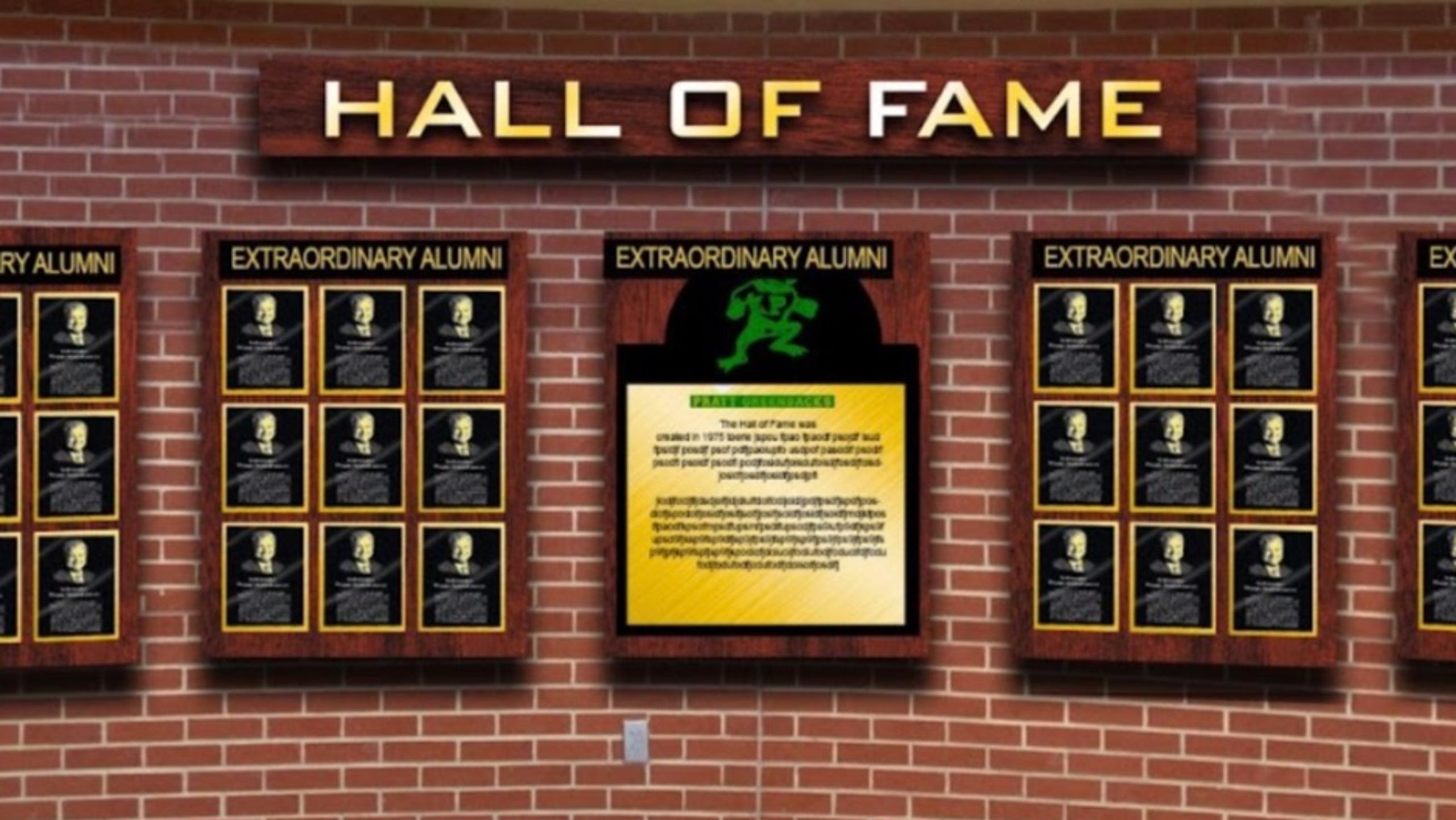 Pratt Hall of Fame