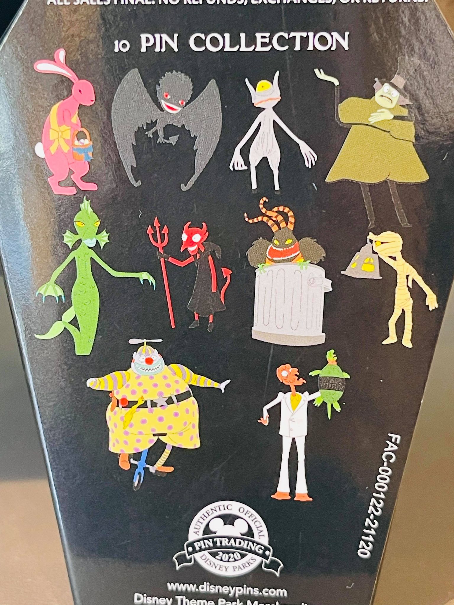 nightmare before christmas mystery pins