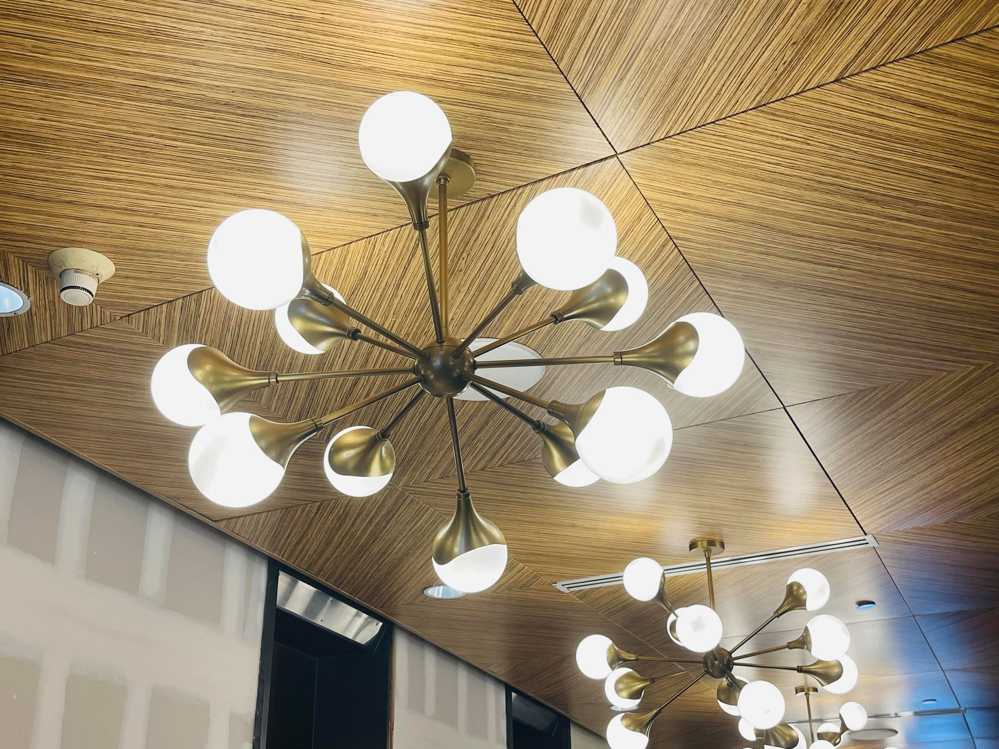 contemporary lobby lighting