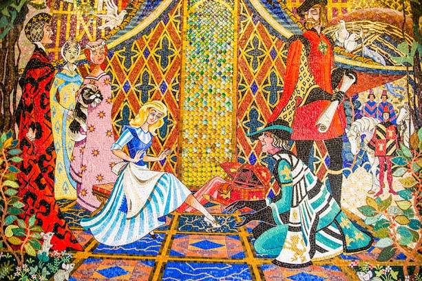 Cinderella castle mosaic