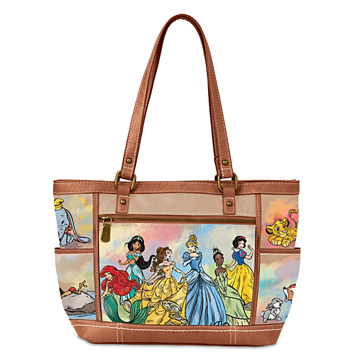 Disney Winnie The Pooh Brown Faux Leather Handbag Featuring A Floral  Pattern And Adjustable Strap