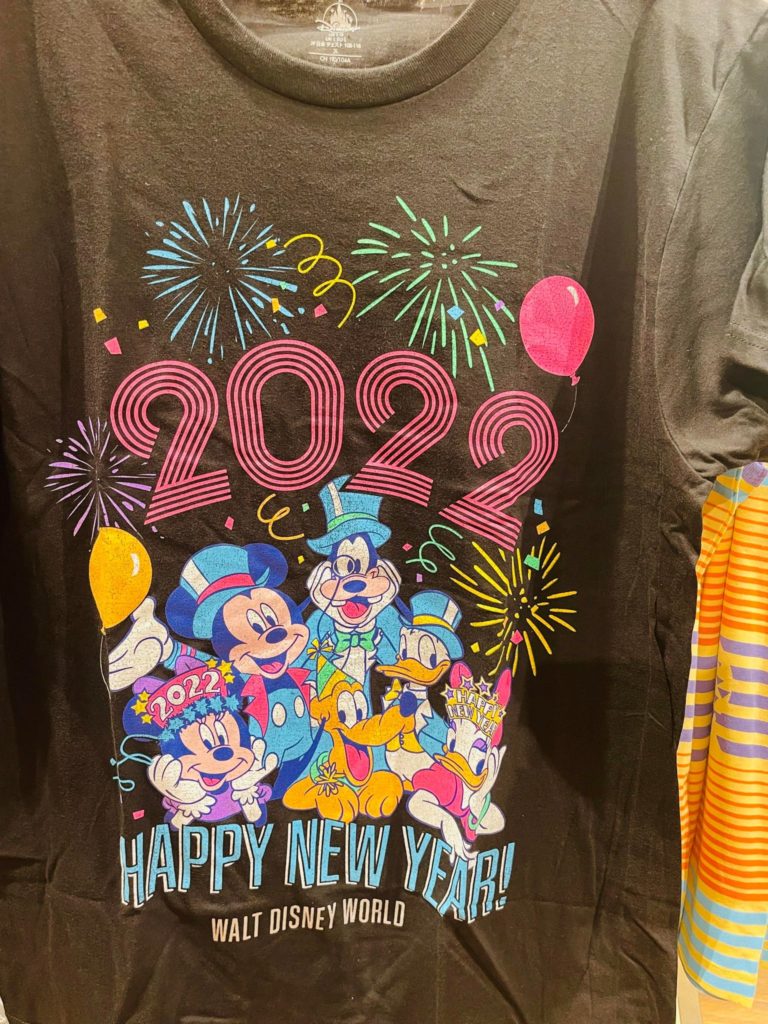 BREAKING NEWS: 2022 New Year Tees Now Available at World of Disney 