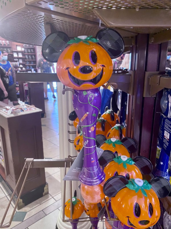 mickey pumpkin bubble wand