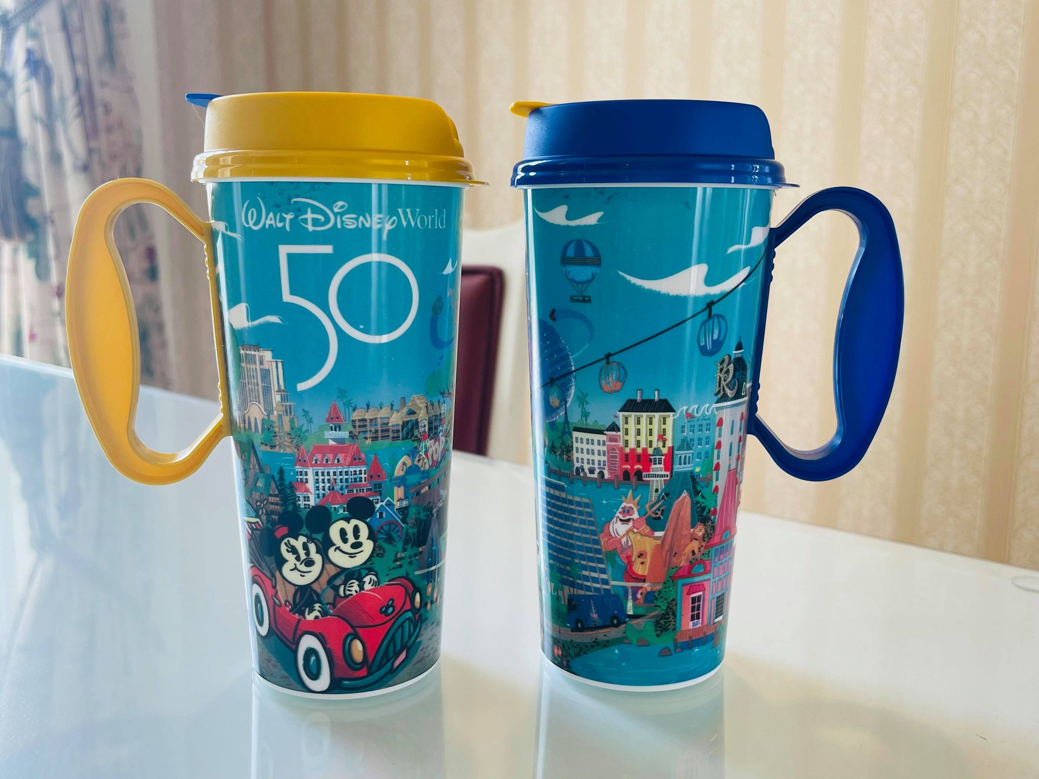 disney 50th anniversary travel mug