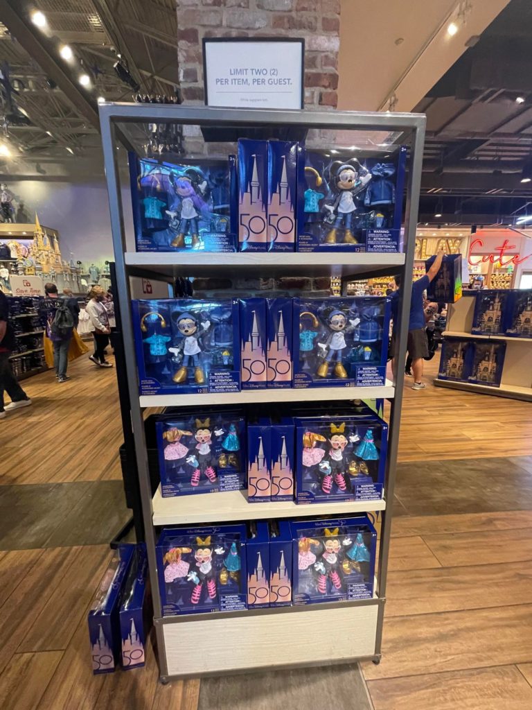New Mickey and Minnie 50th Anniversary Dolls Now at World of Disney ...