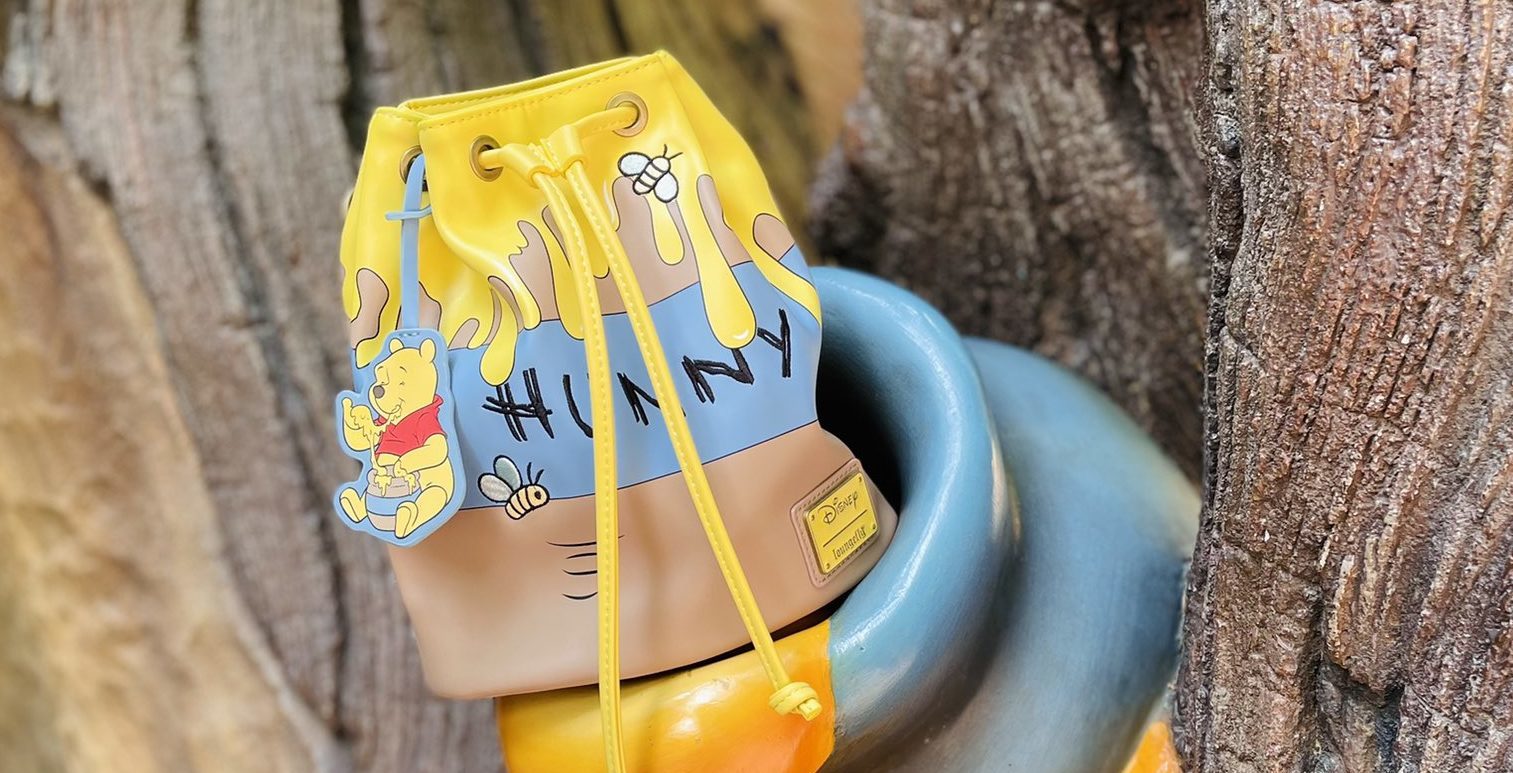 Disney - Winnie the Pooh 95th Anniversary Honey Pot Convertible Shoulder  Bag Pur