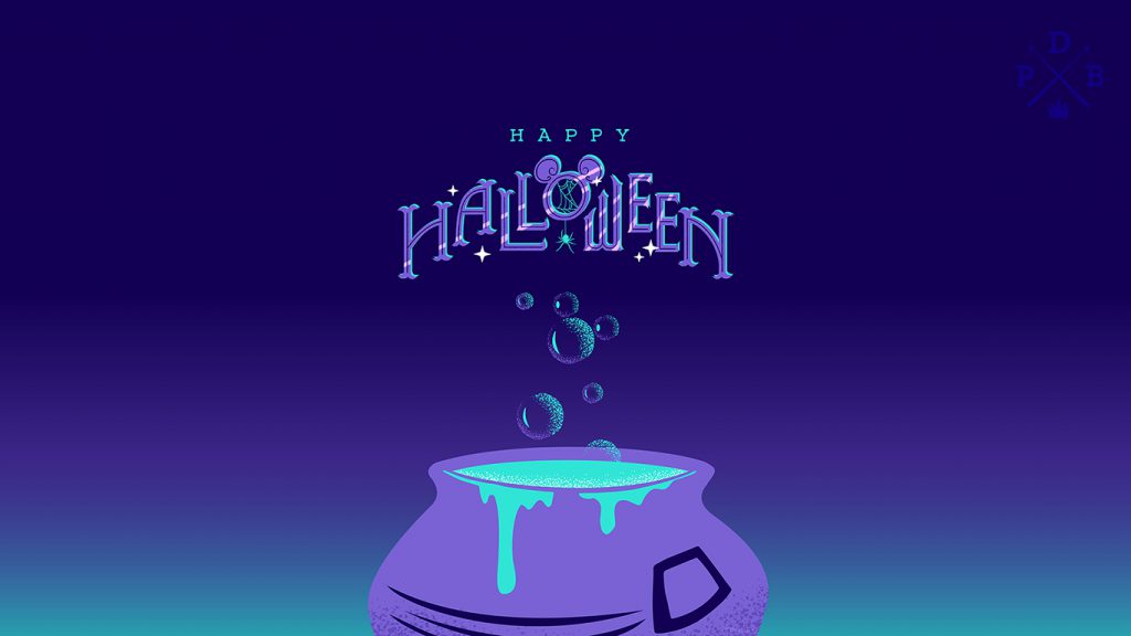 cute halloween background disney