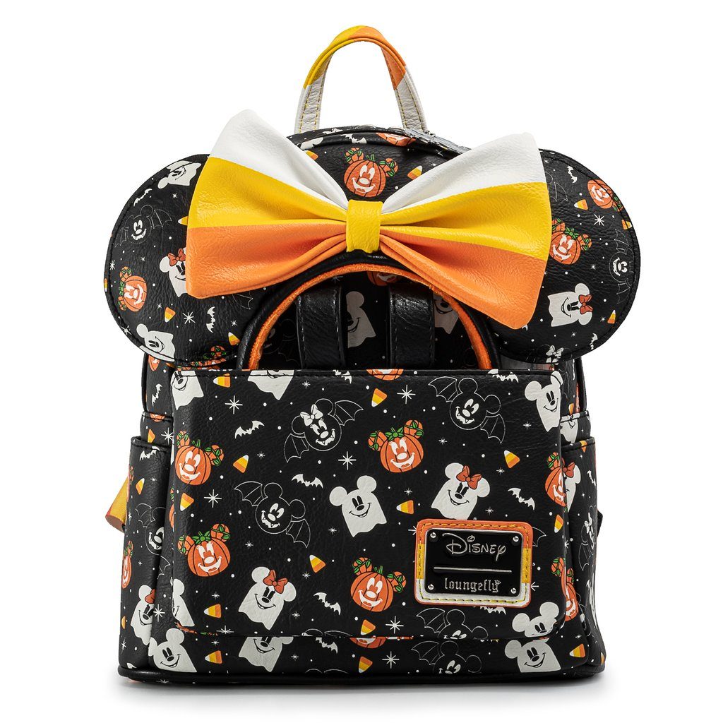 NEW Loungefly Disney Mickey Halloween Treats Backpack & Wallet Set