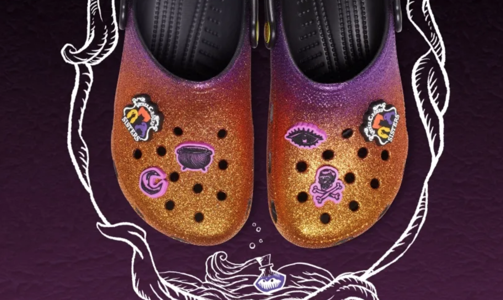 NWT - Crocs Jibbitz - Nightmare Before Christmas / Hocus Pocus Halloween  Lot