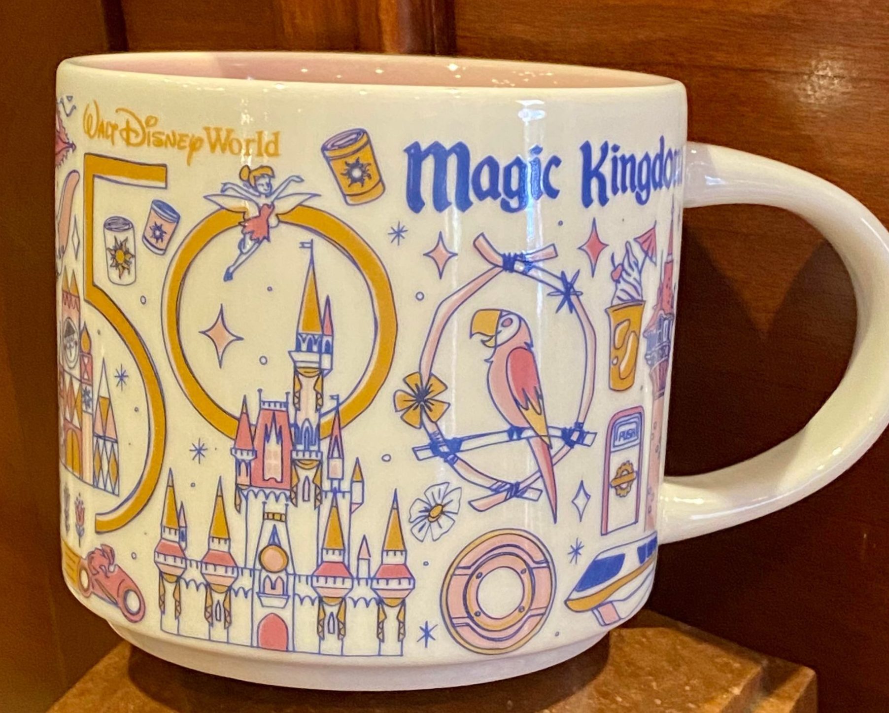 Starbucks Magic Kingdom 50th anniversary mug