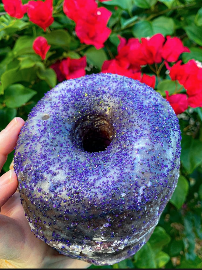 Purple Glazed Ube donut