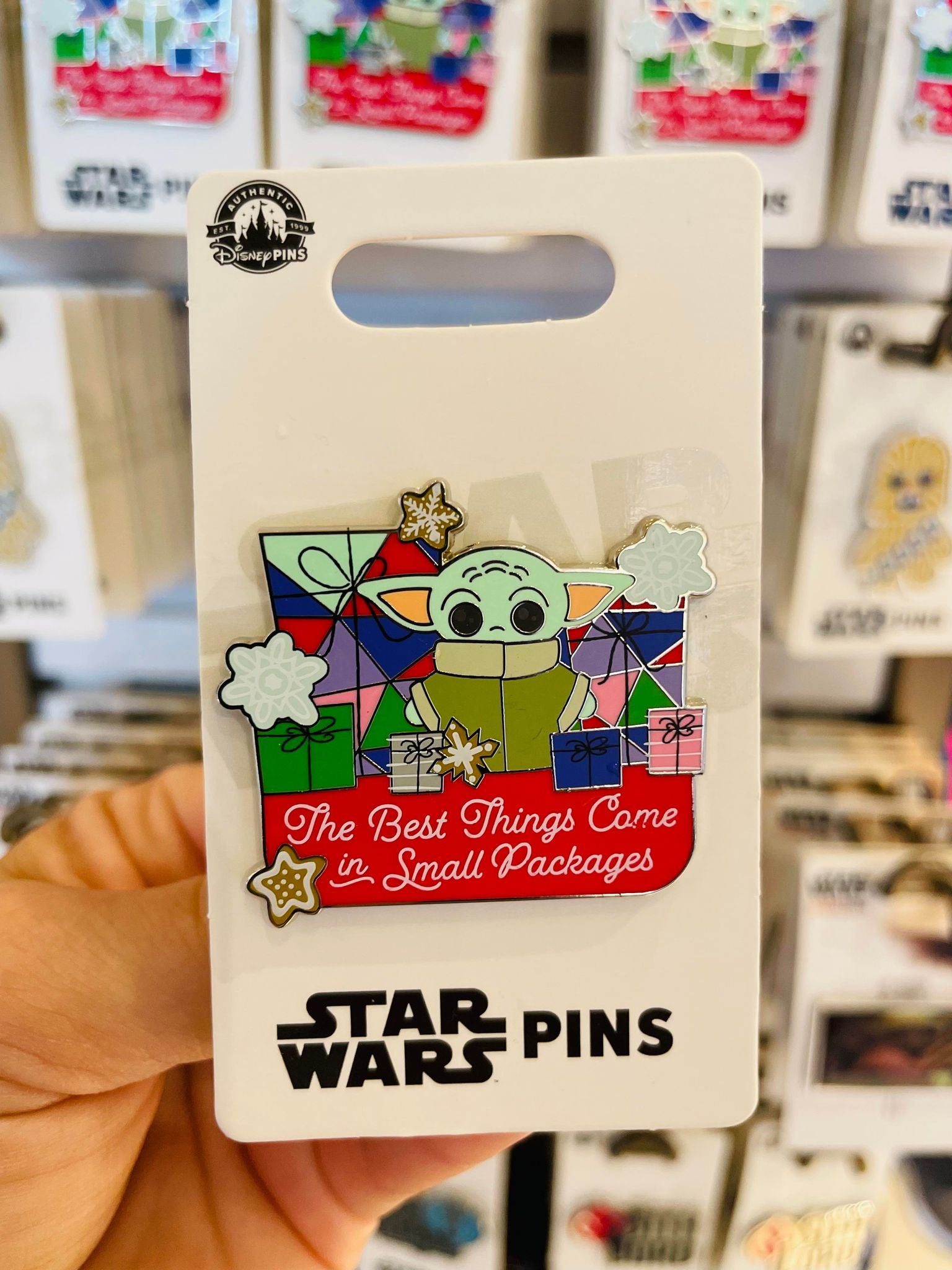 star wars holiday pin