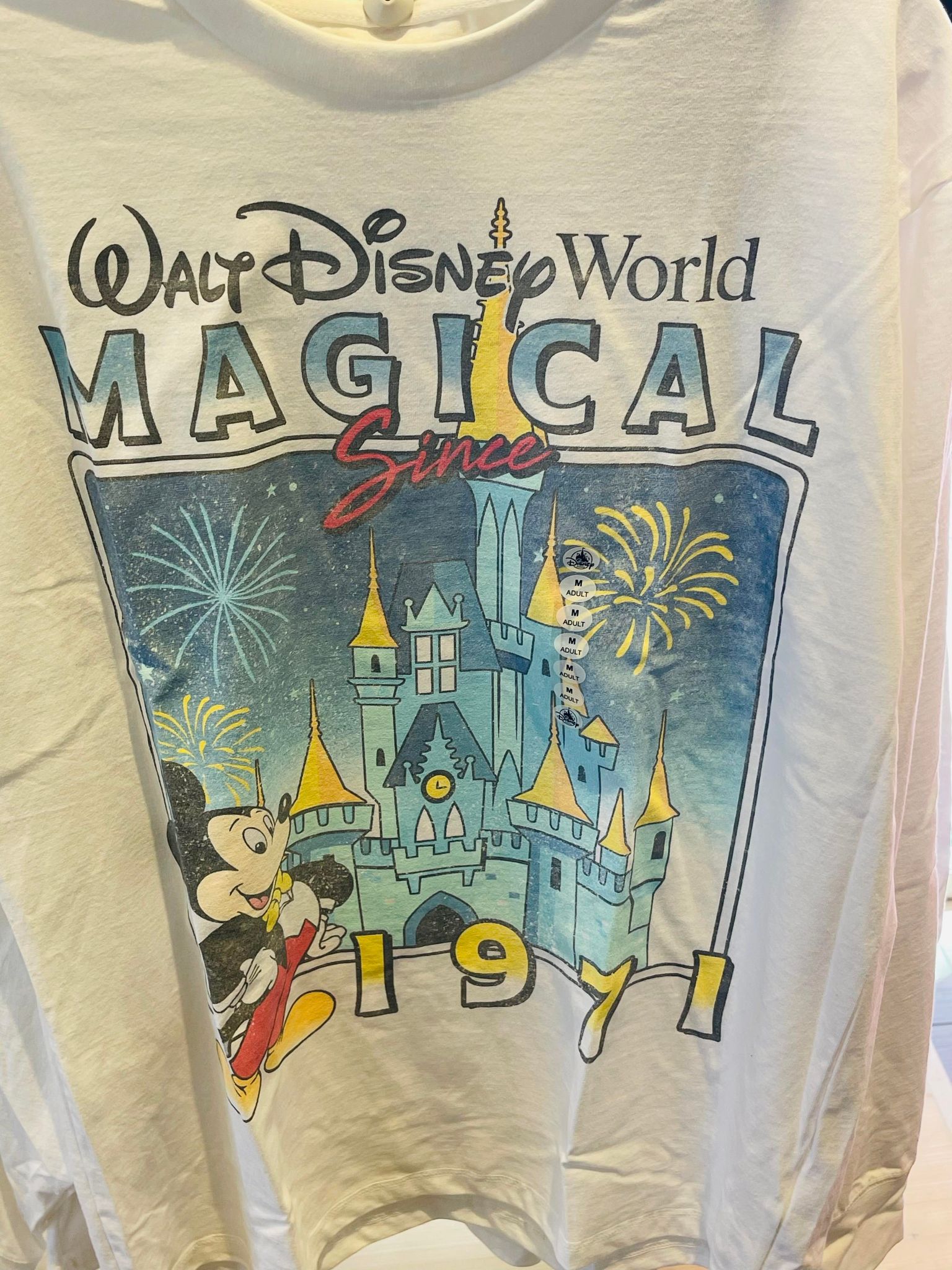 New Long-Sleeved Walt Disney World Shirt Brings Vintage Style to