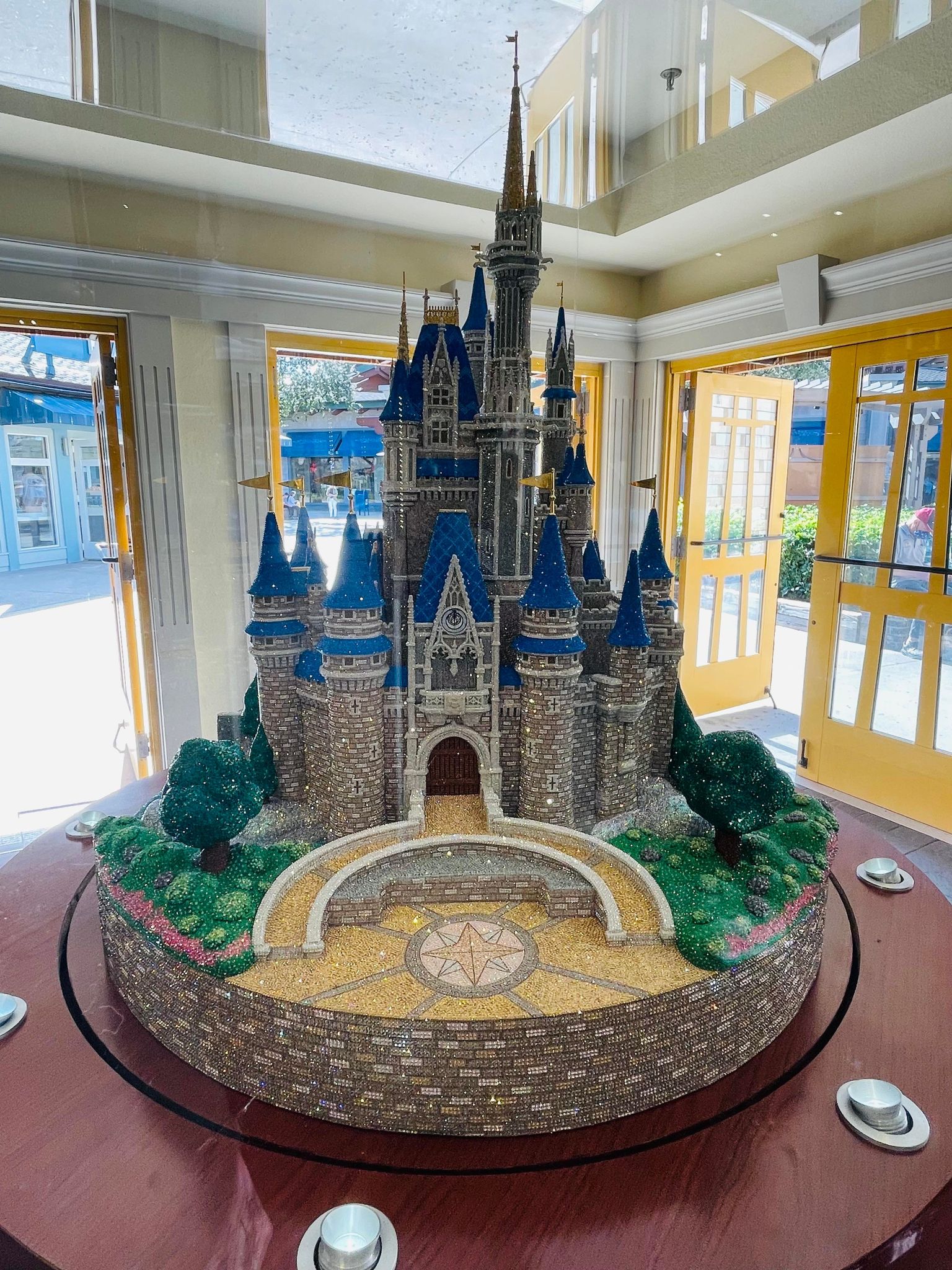 Walt Disney World Cinderella Castle Glass Sport Mug by Arribas