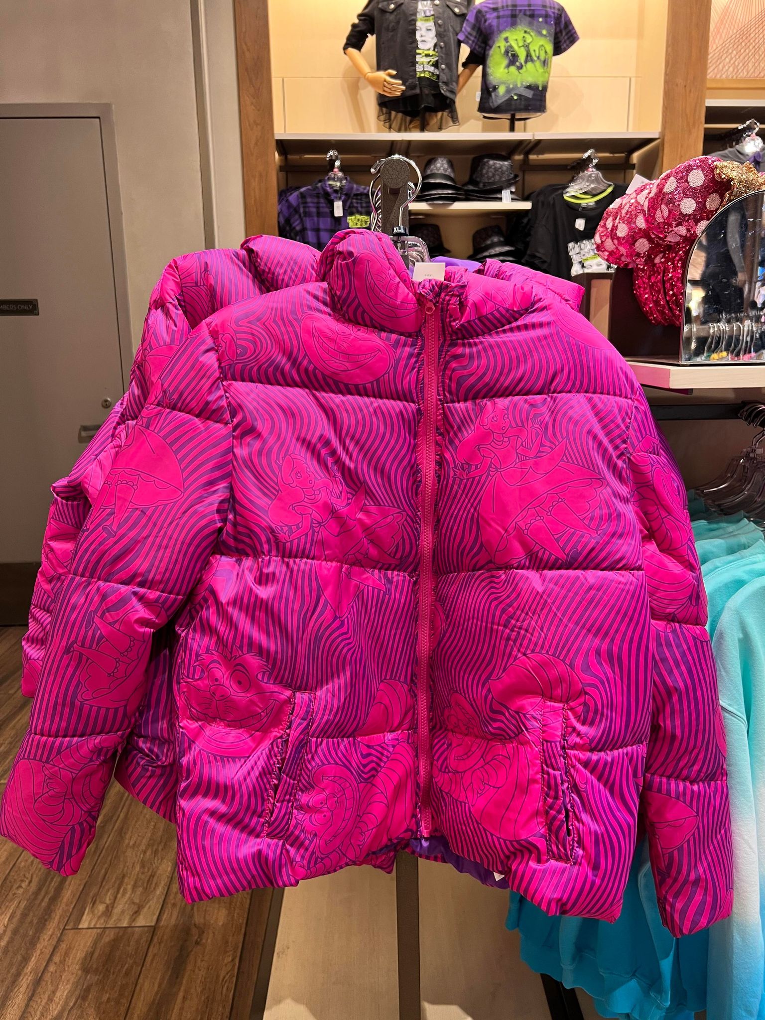 Cheshire Cat Puffer Coat at World of Disney in Downtown Disney 