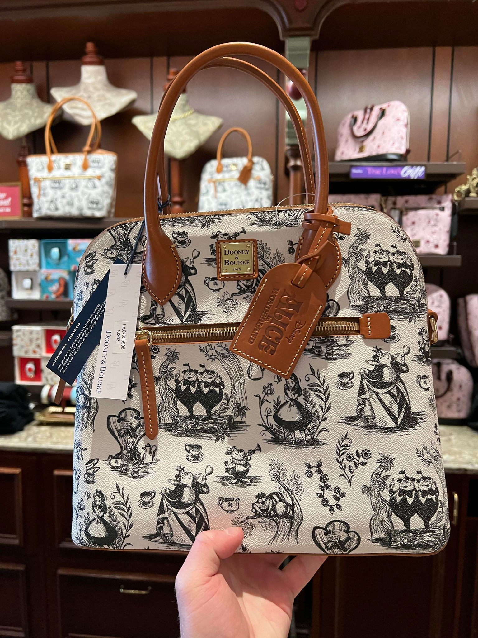 Disney Dooney & Bourke Alice In Wonderland Zip Crossbody Camera Bag Ch –  Shop Theme Parks