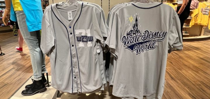 PHOTOS: New 'D55' Baseball Jersey Arrives at Disneyland Resort