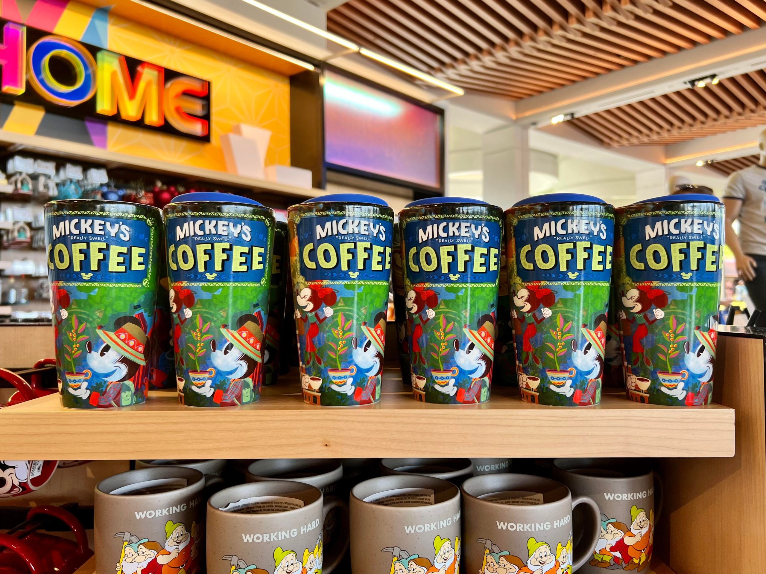 Disney Parks Mickey’s Really Swell Coffee Thermal Travel Mug w/ Lid
