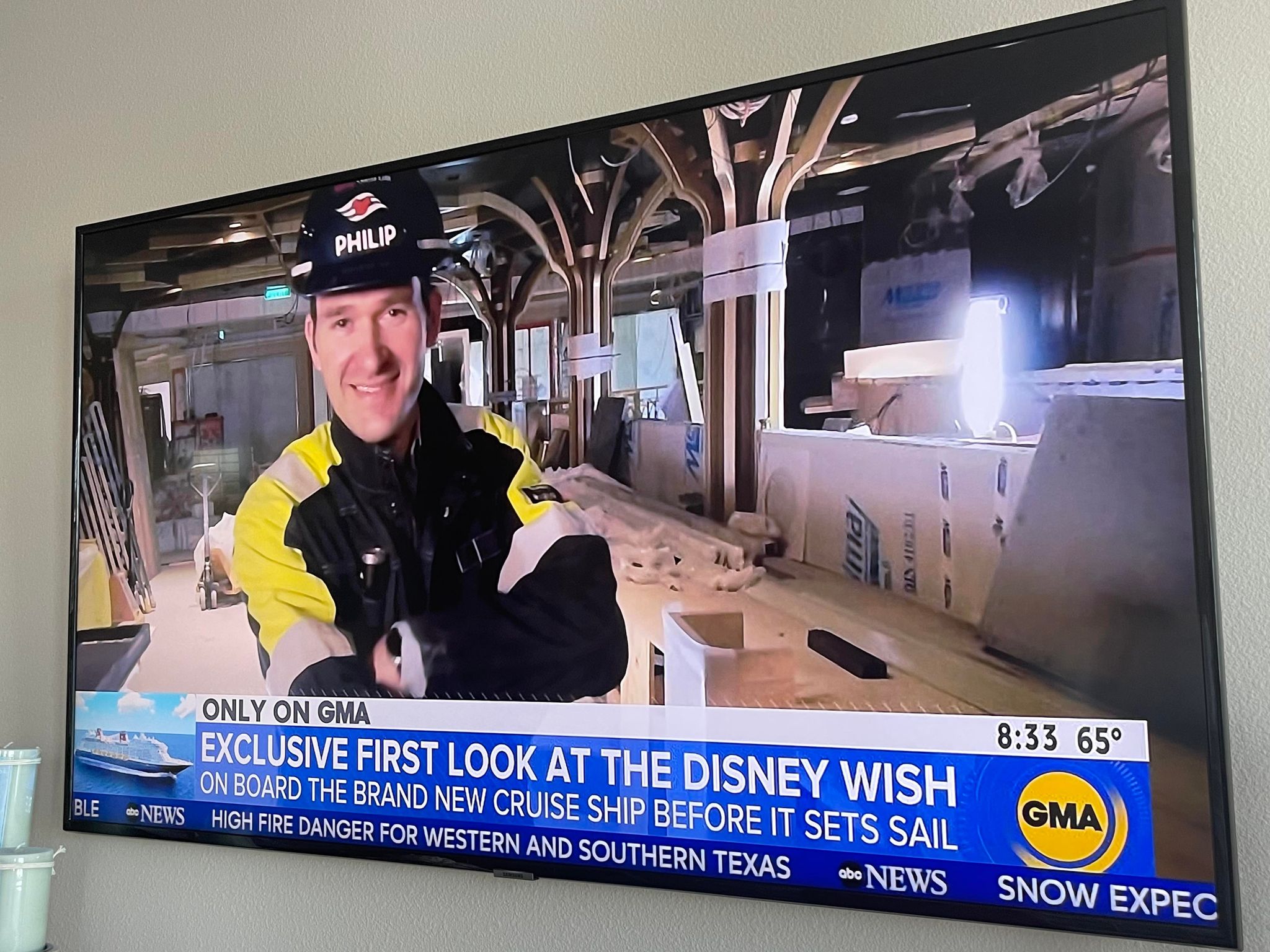 aboard Disney Wish