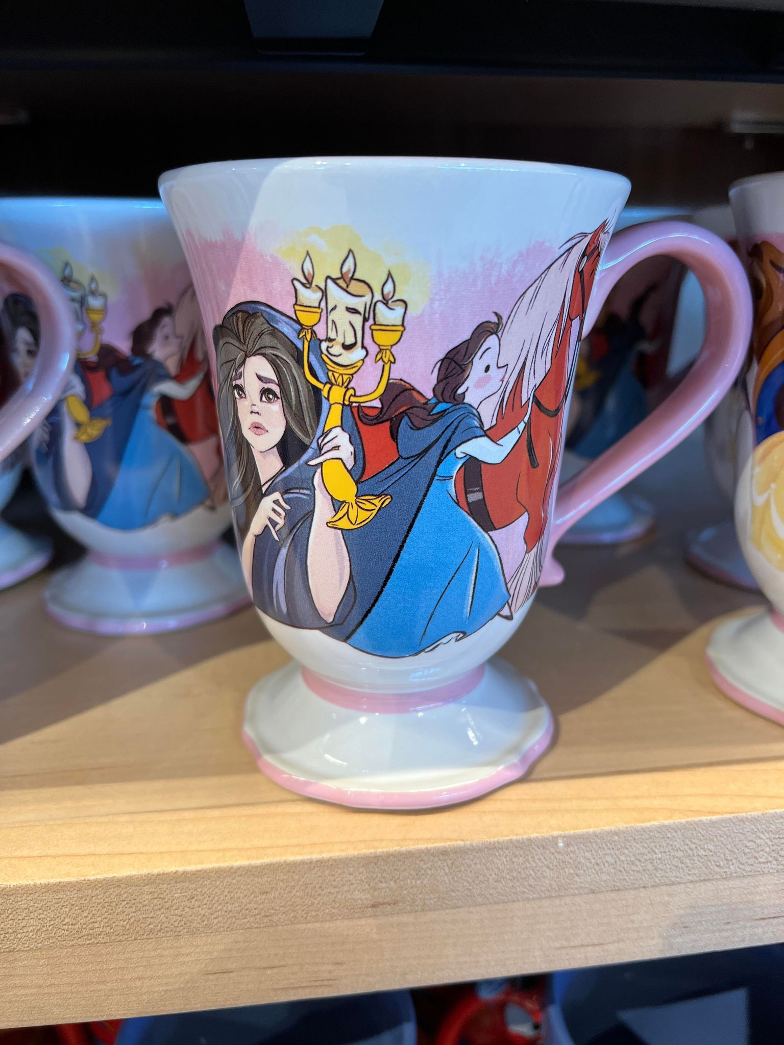 Disney World Mug Beauty and the Beast Accent Coffee Mug 11oz Disneyland -  iTeeUS