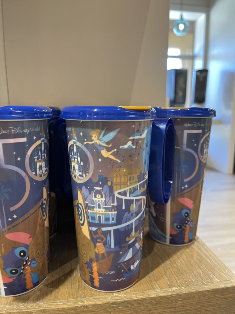 Hidden Mickey Found on New 50th Anniversary Refillable Mugs
