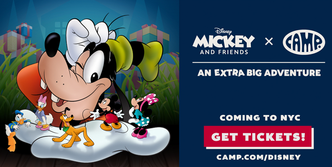 CAMP Introduces First Disney-Themed Experience: Mickey & Friends x CAMP: An  Extra Big Adventure 