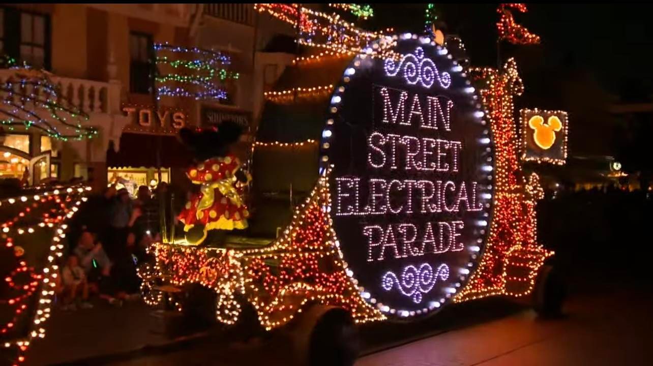 main street electrical parade disneyland livestream