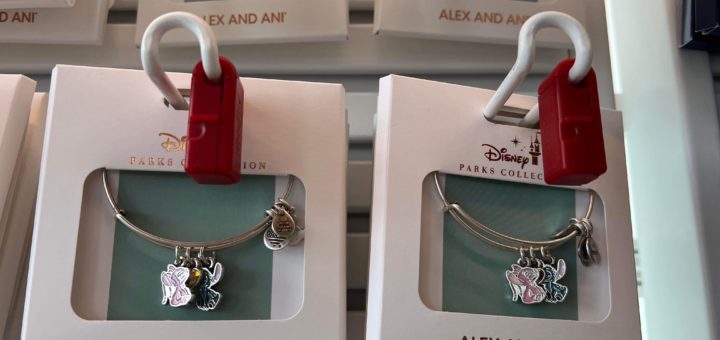 Disney Parks Exclusive Alex & Ani Bangle Black Bracelet Stitch NEW CUTE 