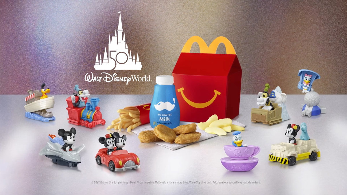 McDonald's Happy Meal Toys Celebrate Walt Disney World... Again