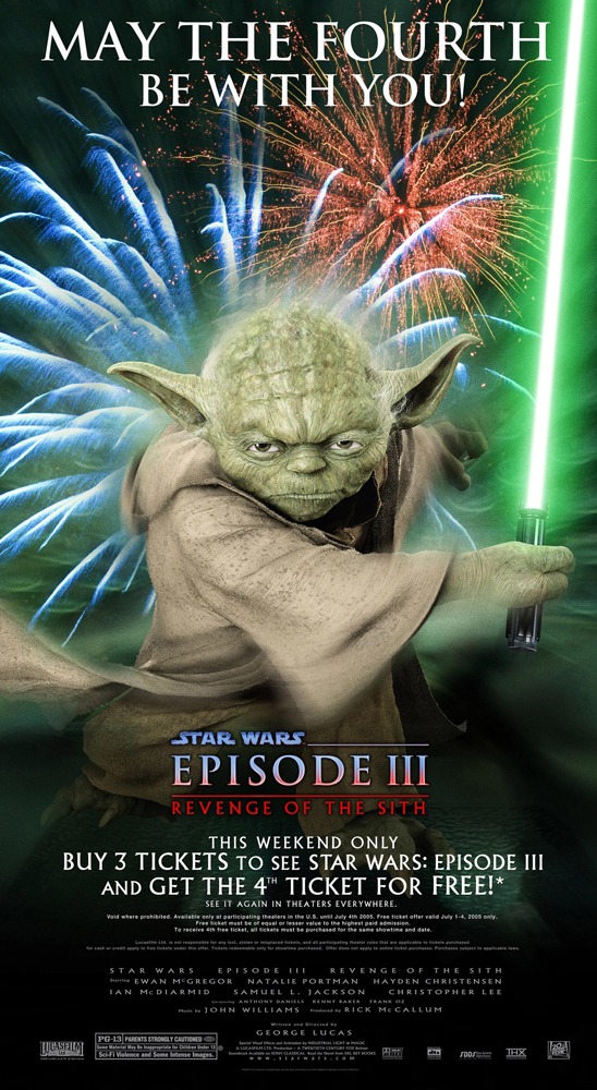 May the 4th poster Yoda Revenge of the Sith